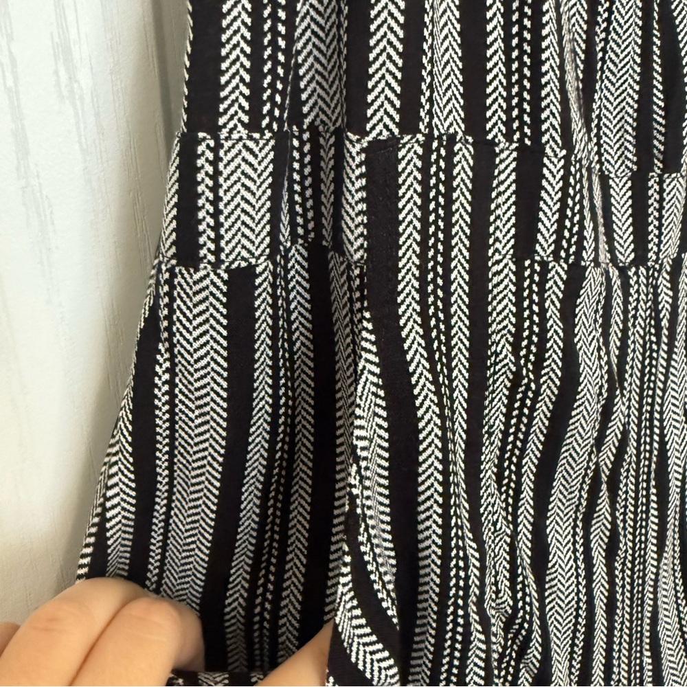 Black and White Striped Romper - Picture 3 of 7